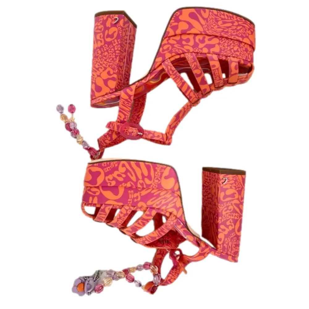 Circus by Sam Edelman Women’s Paddie Shoes Pink Orange Size US 8* Platform Drag